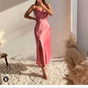 Zara Pink High Low Dress